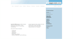 Desktop Screenshot of congress-media-service.de